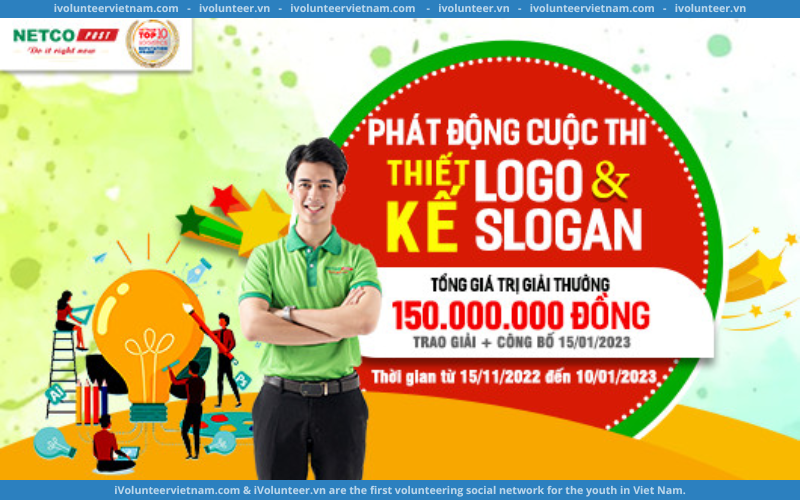 Cuộc Thi Sáng Tạo Logo Và Slogan Kỉ Niệm 20 Năm Ngày Thành Lập Công Ty Netco Post Với Tổng Giải Thưởng Lên Tới 150 Triệu Đồng