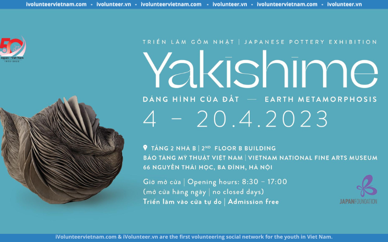 Triển lãm gốm Nhật Yakishime – Dáng hình của Đất