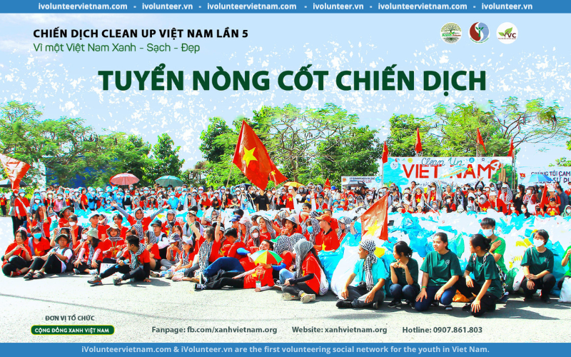 Cộng Đồng Xanh Việt Nam Tuyển Thành Viên Nòng Cốt Chiến Dịch Clean Up Việt Nam Lần Thứ 5