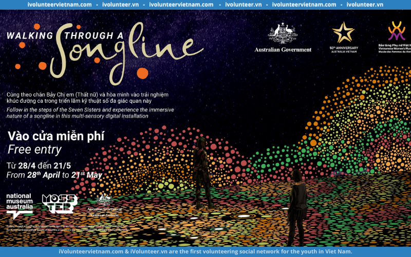 Đại Sứ Quán Úc Tổ Chức Triển Lãm “Bước Qua Một Khúc Đường Ca – Walking Through A Songline” Vào Cửa Miễn Phí Cho Công Chúng