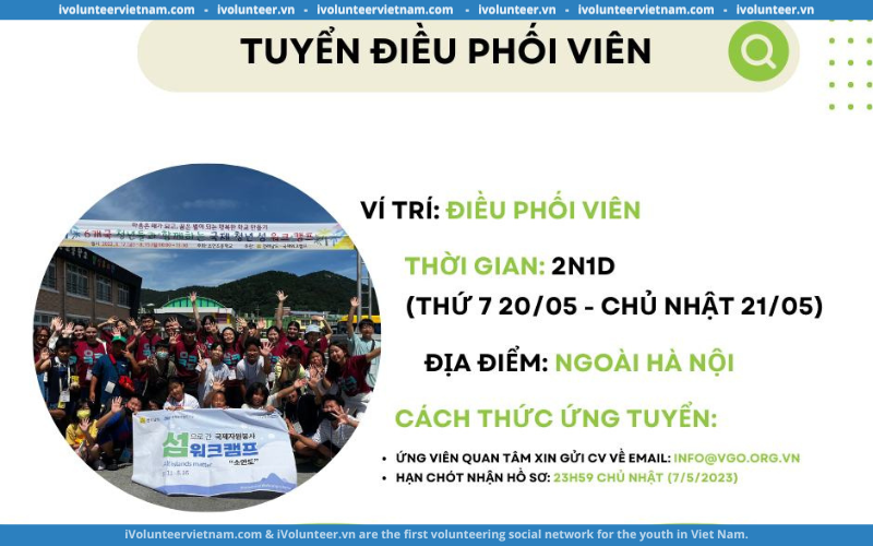 Chương Trình Vietnam Global Outreach Tuyển Điều Phối Viên Điều Phối Chương Trình Tập Huấn Cho Tình Nguyện Viên Trước Khi Lên Đường Tham Gia Dự Án Tình Nguyện Quốc Tế