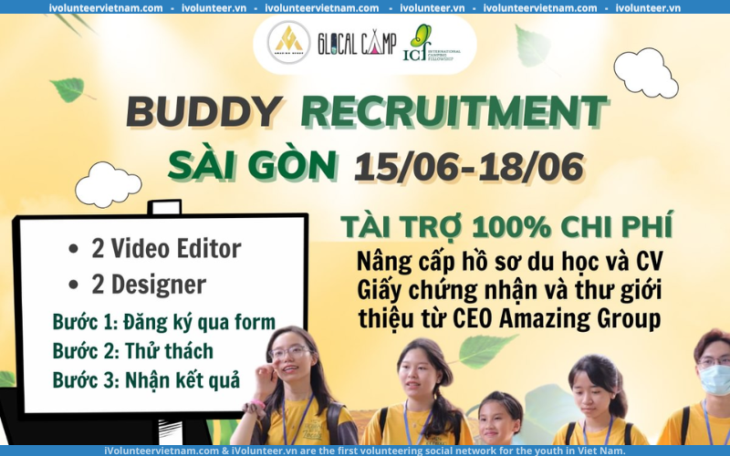 Trại Hè Amazing Glocal Camp Saigon 2023 Tuyển Cộng Tác Viên Vị Trí Video Editor Và Designer