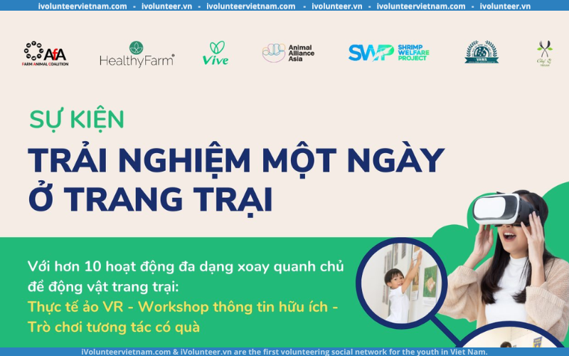 HealthyFarm Tuyển Tình Nguyện Viên Hỗ Trợ Hội Thảo Liên Minh Động Vật Trang Trại Việt Nam 2023 Tại Hà Nội