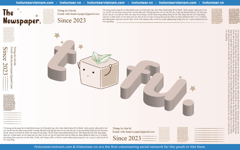 Dự Án Tòa Soạn Báo TOFU. Tuyển Dụng Thành Viên Part-time 2023