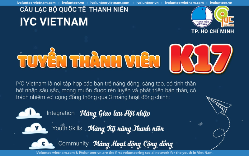Câu Lạc Bộ Quốc Tế Thanh Niên IYC Việt Nam Chính Thức Mở Đơn Tuyển Thành Viên Khóa 17