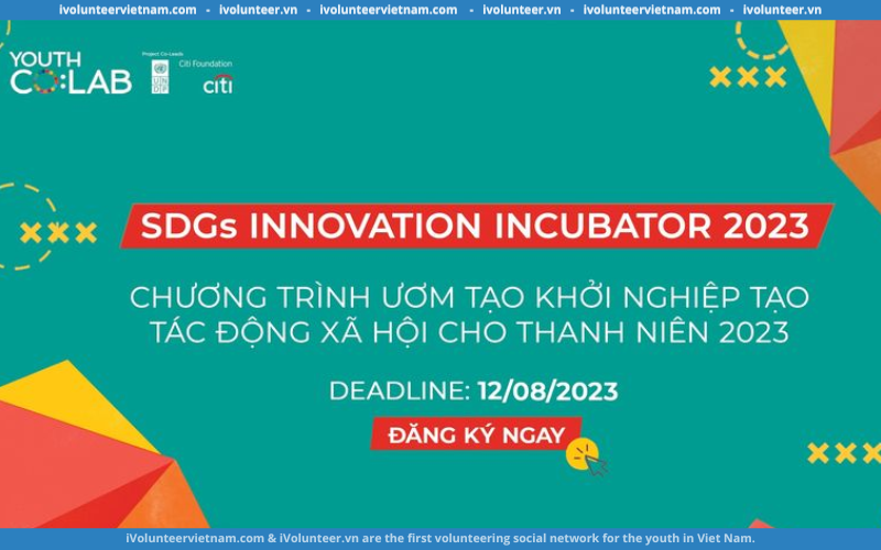 Chương Trình Ươm Tạo Khởi Nghiệp Tạo Tác Động Xã Hội – SDGs Innovation Incubator 2023 Tổ Chức Bởi Dự Án Youth Co:lab Việt Nam