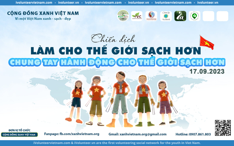 Xanh Việt Nam Tuyển Tình Nguyện Viên Cho Chiến Dịch “Làm Thế Giới Sạch Hơn”