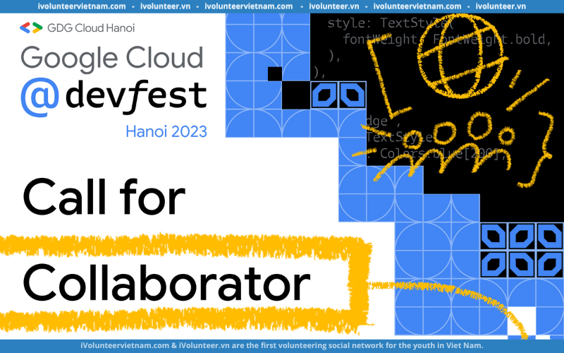 Ngày Hội Công Nghệ Google Cloud DevFest Hanoi 2023 Tuyển Cộng Tác Viên