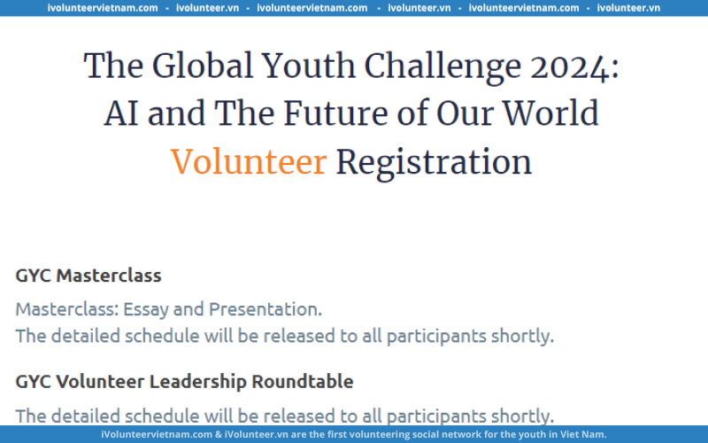 Tổ Chức Global Youth Challenge Tuyển Tình Nguyện Viên Cho Cuộc Thi Viết Luận