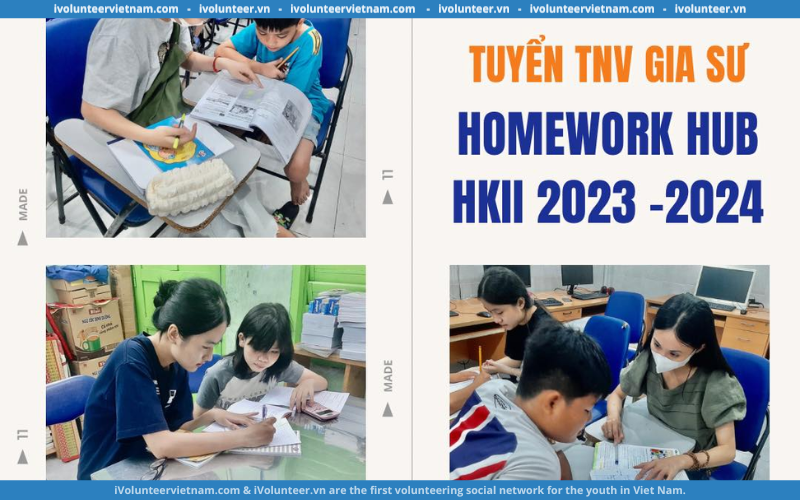 Tổ Chức Phi Lợi Nhuận Kidspire Tuyển Dụng Tình Nguyện Viên Gia Sư Chương Trình Homework Hub 2024
