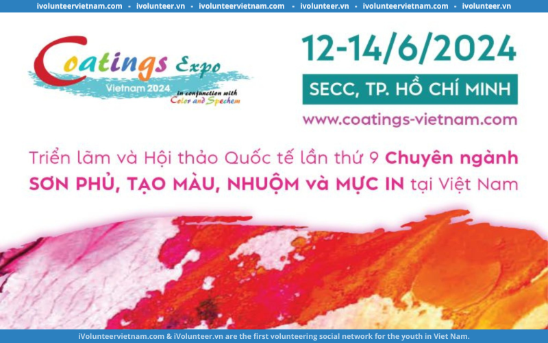 COATINGS EXPO VIETNAM 2024 Mở Đơn Đăng Ký Tham Quan