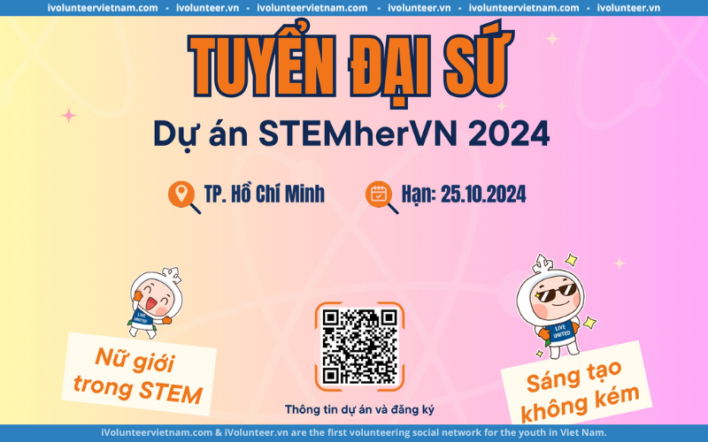 Dự Án STEMherVN Chính Thức Tuyển Đại Sứ Dự Án Năm 2024