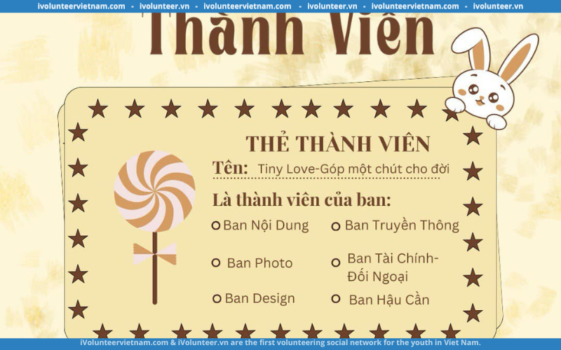 Dự Án Thiện Nguyện Tiny Love Chính Thức Mở Đơn Tuyển Thành Viên Mùa 2 