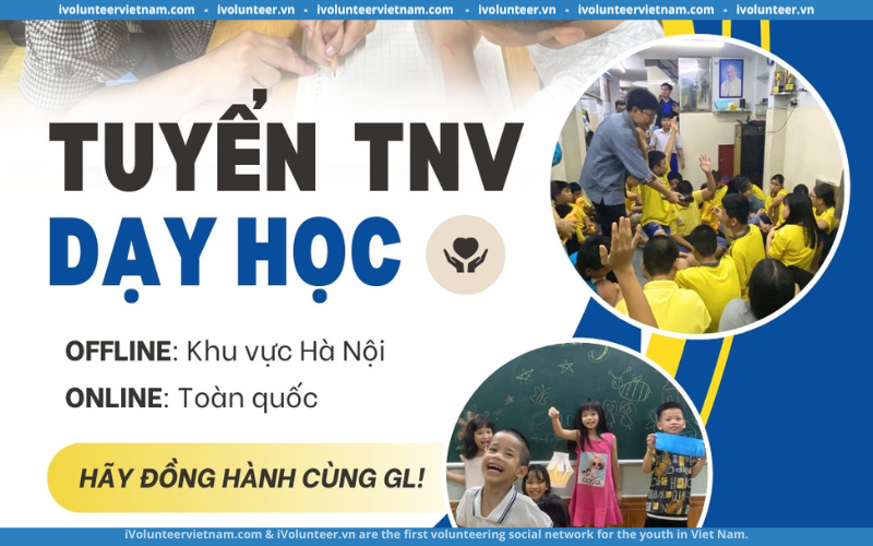 Guiding Light Tuyển Bổ Sung Tình Nguyện Viên Dạy Học Cho Trẻ Khó Khăn, Khiếm Thị Online & Offline