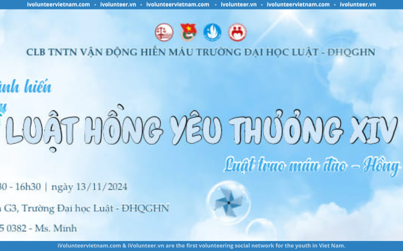 Chương Trình Hiến Máu Tình Nguyện Luật Hồng Yêu Thương Lần XIV Của Đại Học Quốc Gia Hà Nội, Đại Học Luật